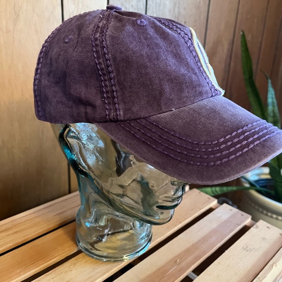 Matte Purple Fleur de Lis Cap - Picture 4 of 10